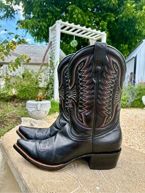 Heritage Boot Co Handmade Black “Jesse Dayton” Cowboy Boots - Women’s 6